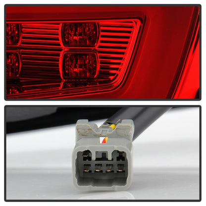 Spyder 08-11 Subaru Impreza WRX 4DR LED Tail Lights - Red Clear ALT-YD-SI084D-LED-RC SPYDER