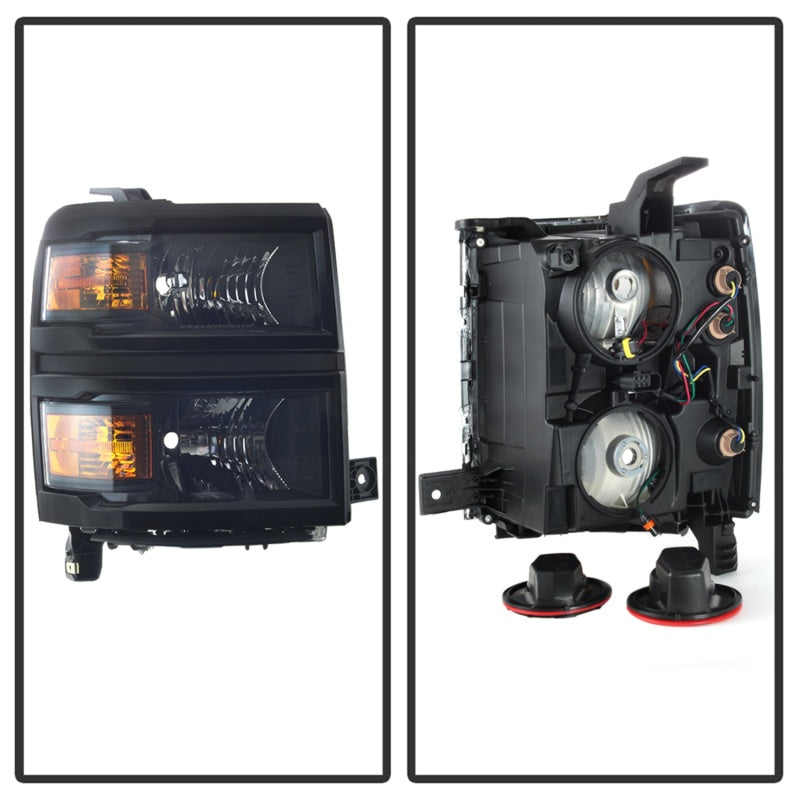 Spyder Chevrolet Silverado 1500 14-15 (Non-HD) OEM Style Headlights - Black HD-JH-CS14-AM-BK SPYDER