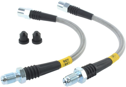 StopTech 94-95 BMW 540i Stainless Steel Rear Brake Line Kit Stoptech