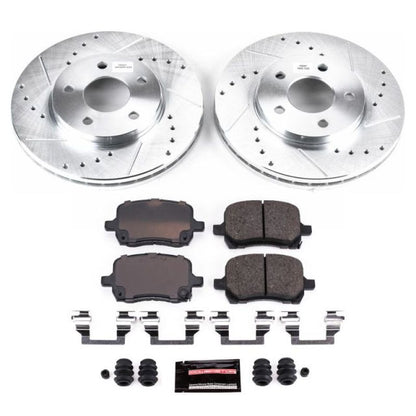 Power Stop 04-08 Chevrolet Malibu Front Z23 Evolution Sport Brake Kit PowerStop