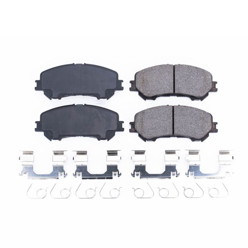 Power Stop 14-19 Nissan Rogue Front Z17 Evolution Ceramic Brake Pads w/Hardware PowerStop