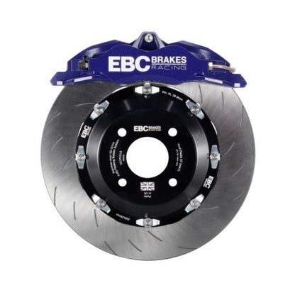 EBC Racing 12-17 Ford Fiesta ST (Mk7) Blue Apollo-4 Calipers 330mm Rotors Front Big Brake Kit EBC