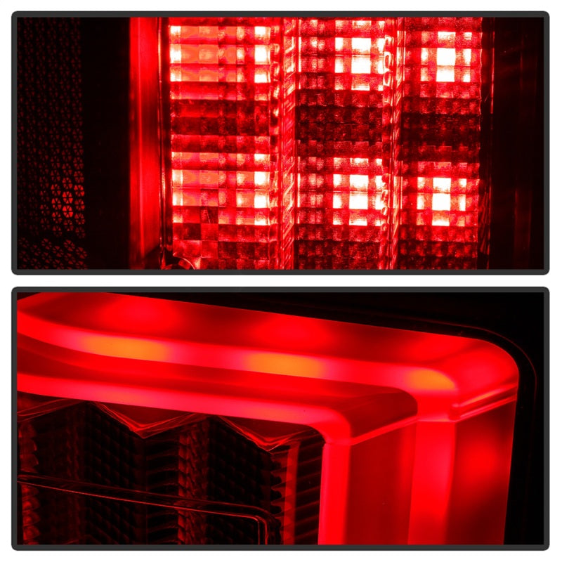 Spyder Ford F150 18-19 - Light Bar LED Tail Lights - All Black ALT-YD-FF15018-LED-BKV2 SPYDER