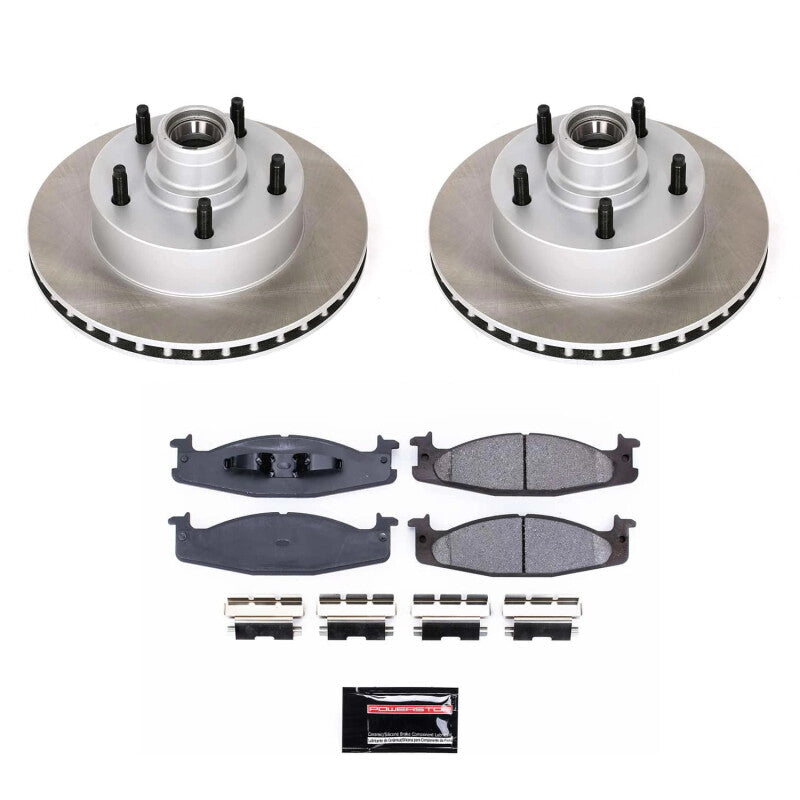 Power Stop 94-96 Ford F-150 Front Semi-Coated Rotor Kit PowerStop