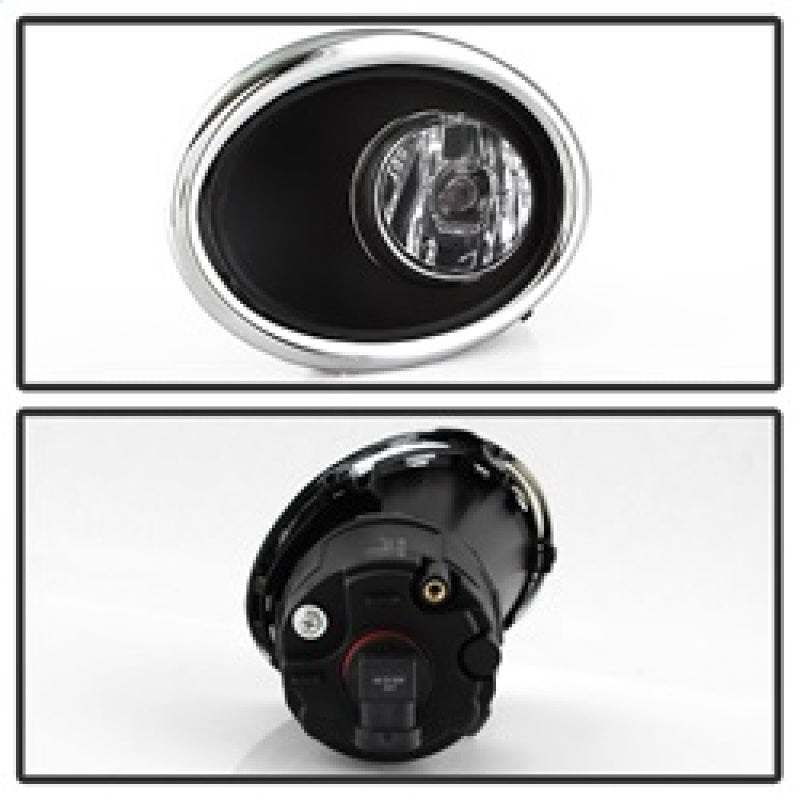 Spyder 17-18 Nissan Rogue (Sport Models ONLY) OEM Fog Lights w/Switch - Clear (FL-NR2017-SP-C) SPYDER