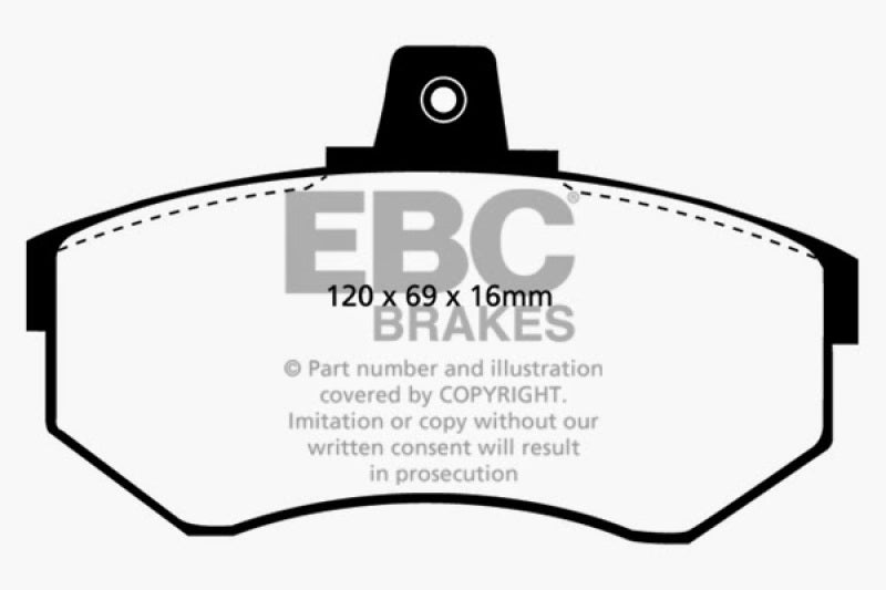 EBC GreenStuff Front Brake Pads - DP2369/2