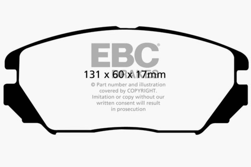 EBC Ultimax2 Front Brake Pads - UD1125 EBC