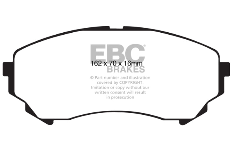 EBC GreenStuff Front Brake Pads - DP21828