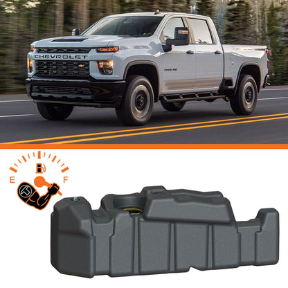 Titan Gen 7 XXL Mid-Ship Fuel Tank – Fits 2020–2026 GM 2500HD/3500HD Crew Cab Short Bed, Duramax Diesel | Part #7010220