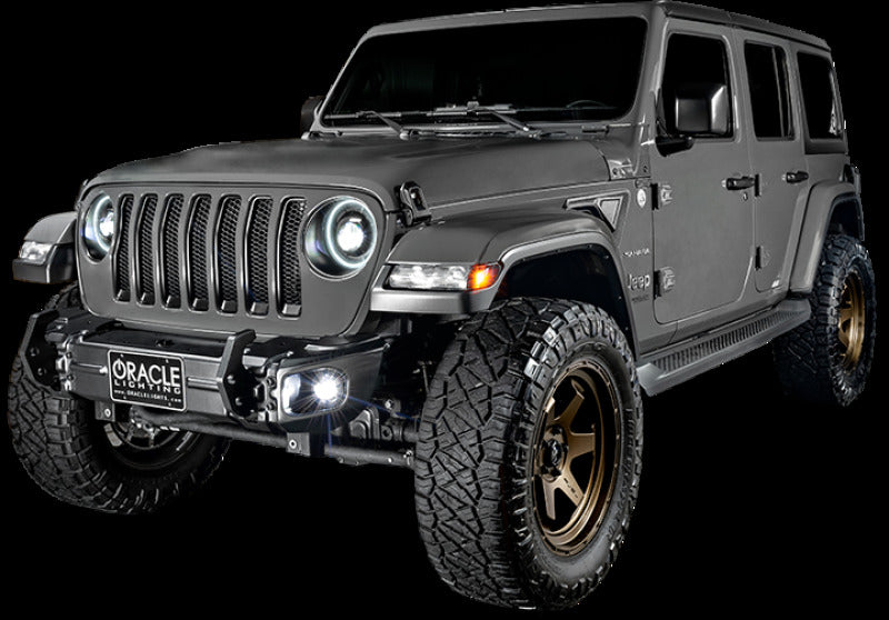 Oracle Jeep Wrangler JK/JL/JT High Performance W LED Fog Lights - ColorSHIFT w/o Controller ORACLE Lighting