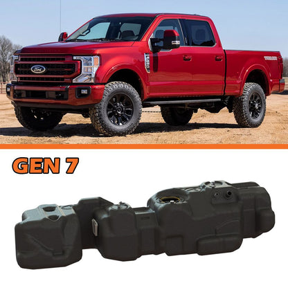 Titan Gen 7 XXL Mid-Ship Fuel Tank – Fits 2017–2026 Ford F250/F350 Crew Cab Short Bed, Diesel | Part #7020217