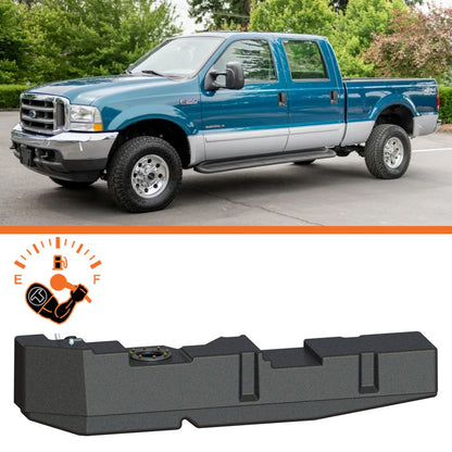 Titan Gen 7 XXL Mid-Ship Fuel Tank – Fits 1999–2007 Ford F250/F350 Crew Cab Short Bed, Power Stroke Diesel | Part #7020299