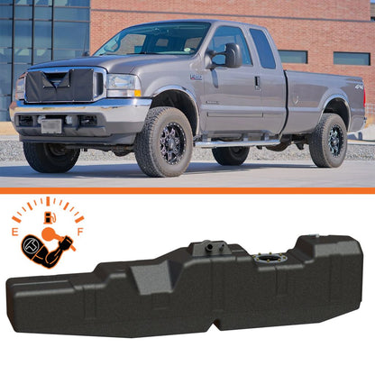 Titan Fuel Tanks XXL Mid-Ship Fuel Tank for 1999–2007 Ford F-250/F-350/F-450 Crew & Extended Cab Long Bed – 7020599