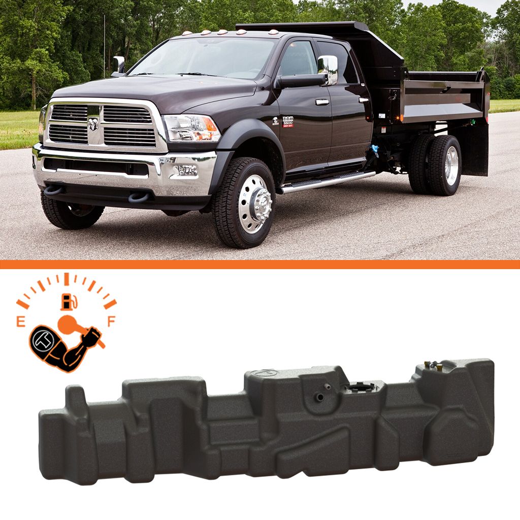 Titan Gen 7 XXL Mid-Ship Fuel Tank – Fits 2007–2025 RAM 4500/5500 Cab & Chassis 84" & 108" CA | Part #7030507