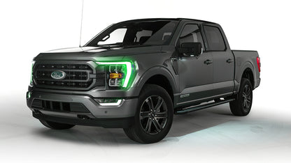 Oracle 21-22 Ford F-150 ColorSHIFT RGB+W Headlight DRL Upgrade Kit w/ Simple Controller ORACLE Lighting