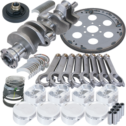 Eagle Oldsmobile 45 4.500in Crank 7.100in H-Beam -15cc Inv Dome 4.165in Pistons Balanced Assembly