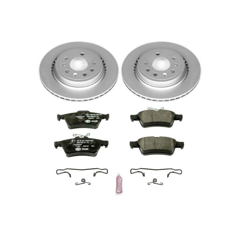Power Stop 03-11 Saab 9-3 Rear Euro-Stop Brake Kit PowerStop