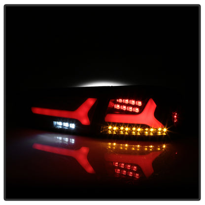 Spyder Mitsubishi Lancer/Evolution X 08-14 V2 LED Tail Lights - Black ALT-YD-ML08V2-SEQ-BK SPYDER