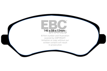 EBC Ultimax2 Front Brake Pads - UD856 EBC