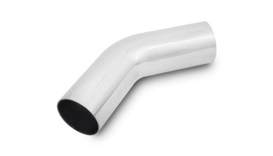 Vibrant Performance 45 Degree Aluminum Bend, 3.5in OD - Polished, Aluminum Intake/Intercooler Fabrication, for Custom Builds - Part 2890