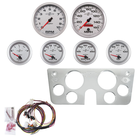 Autometer 67-72 Cheverolet Truck Direct Fit Dash Kit - ULTRA-LITE II 7045-14