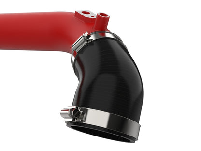 aFe BladeRunner 2-1/2 IN Aluminum Hot Charge Pipe Red - 46-20778-R