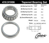 Centric 68-70 Buick Electra Standard Ball Bearing