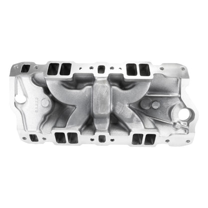 Edelbrock Chevy SB Performer EPS Intake Manifold w/ Oil Fill Tube - Chrome Plasma