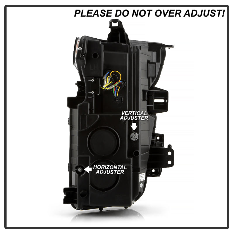 Spyder Chevy Silverado 20-23 HD 2500/3500 High-Power LED Module - Black (PRO-YD-CSHD20AP-SEQ-BK) SPYDER