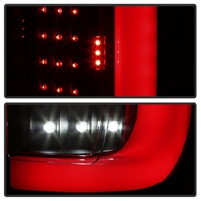 xTune 17-18 Ford F-250 Super Duty (Excl LED Models) LED Tail Lights-Blk Smk (ALT-ON-FS17-LBLED-BSM) SPYDER