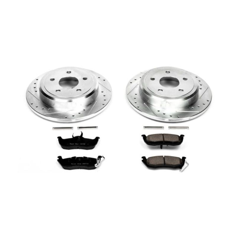 Power Stop 06-10 Jeep Commander Rear Z23 Evolution Sport Brake Kit PowerStop