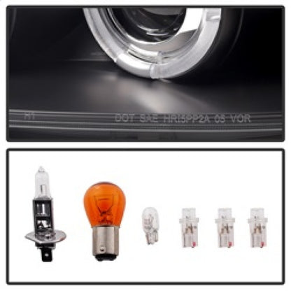 Spyder Pontiac G6 2/4DR 05-08 Projector Headlights LED Halo LED Blk PRO-YD-PG605-HL-BK SPYDER