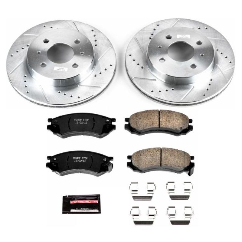 Power Stop 91-92 Saturn SC Front Z23 Evolution Sport Brake Kit PowerStop
