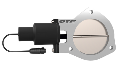 QTP 4in Bolt-On QTEC Electric Cutout Valve w/Flange - Single QTP