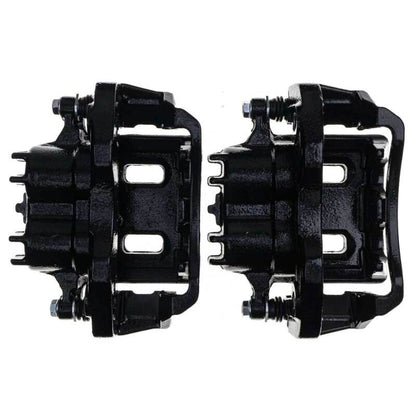 Power Stop 2000 Ford Excursion Rear Black Caliper - Pair w/Bracket PowerStop