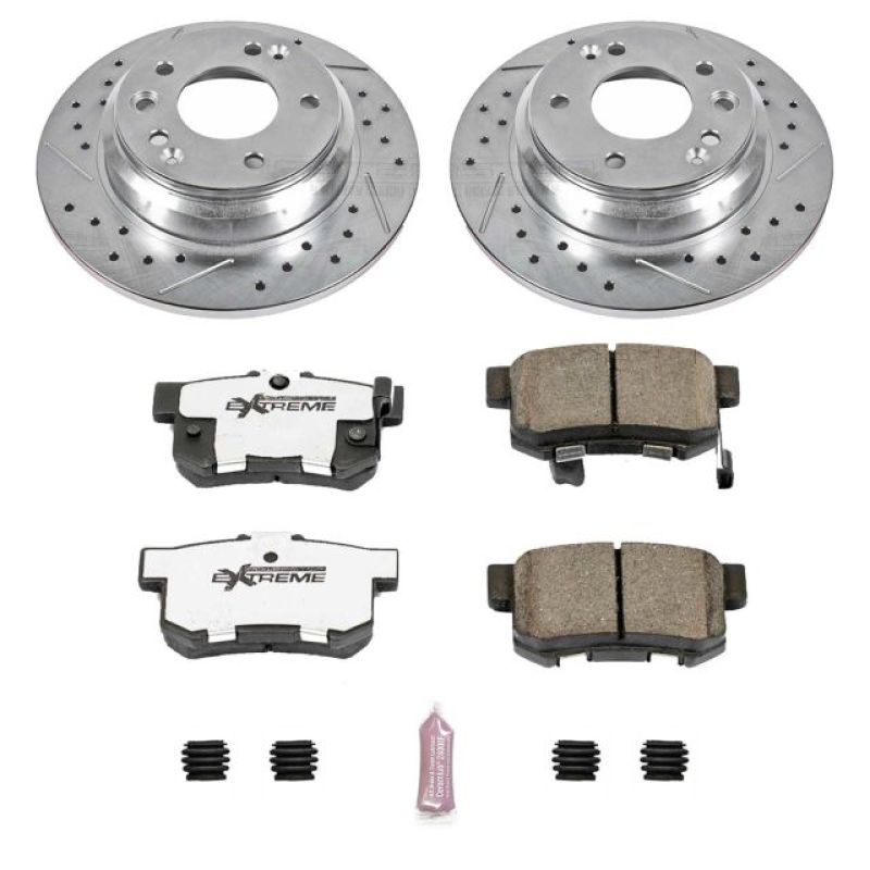 Power Stop 99-01 Acura RL Rear Z26 Street Warrior Brake Kit PowerStop