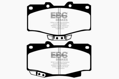 EBC Extra Duty Front Brake Pads - ED9807 EBC