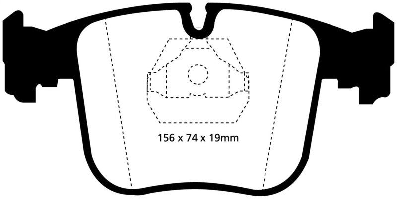 EBC RedStuff Front Brake Pads - DP3870C EBC