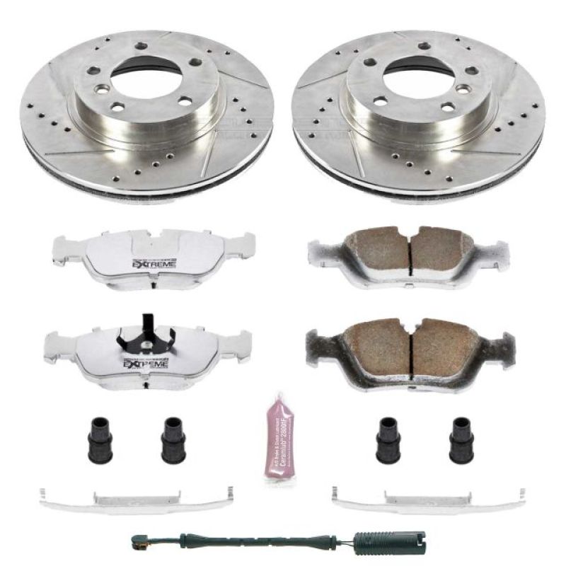 Power Stop 92-98 BMW 318i Front Z26 Street Warrior Brake Kit PowerStop