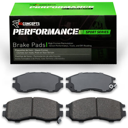 R1 Front Performance Brake Pads 1989-2005 Multi-Make Applications - 2115-0484-00