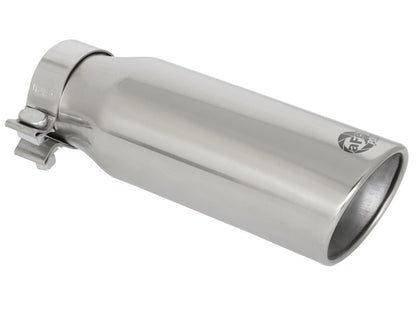 afe MACH Force-Xp Universal Exhaust Tip 3 IN Inlet x 4 IN Outlet x 12 IN L