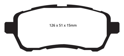 EBC GreenStuff Front Brake Pads - DP22003 EBC