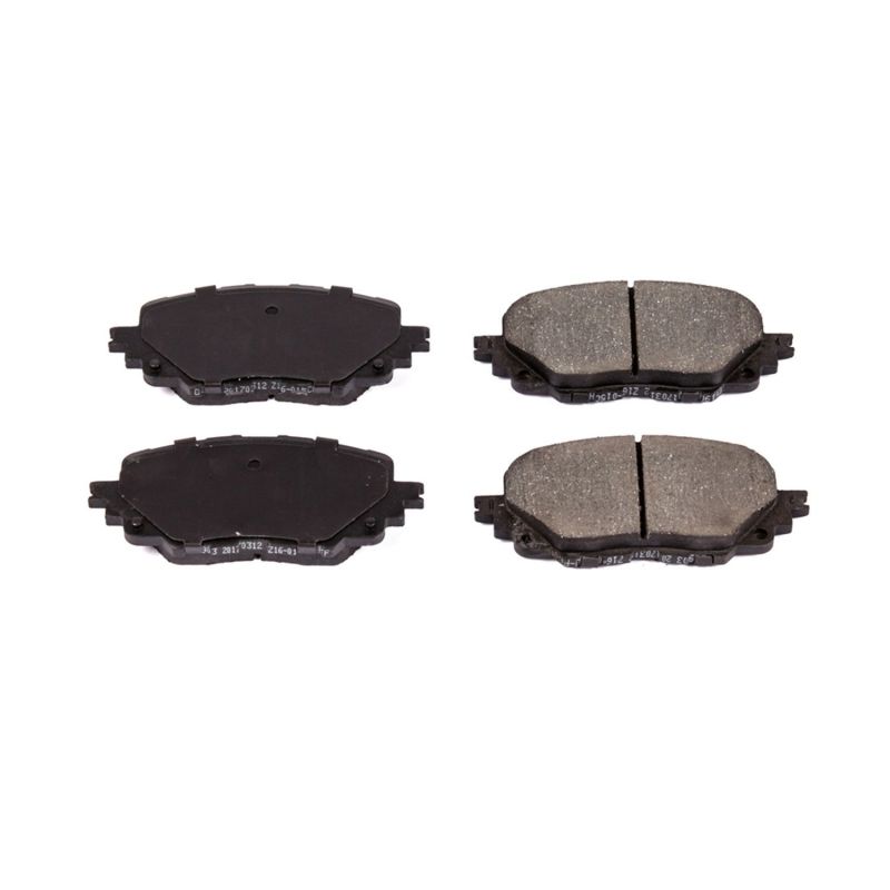 Power Stop 17-19 Fiat 124 Spider Front Z16 Evolution Ceramic Brake Pads PowerStop
