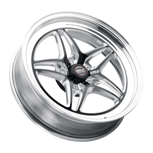 Weld S81 20x7 / 5x115 BP / 2.75in BS Black Wheel (High Pad) - Non-Beadlock