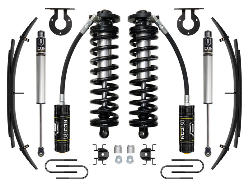 ICON 08-16 Ford F250/F350 2.5-3in Stage 1 Coilover Conversion System w/ Expansion Packs