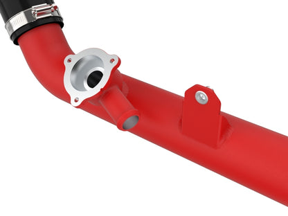 aFe 20-23 Ford Explorer ST V6 3.0L (tt) BladeRunner Aluminum Hot and Cold Charge Pipe Kit - Red aFe