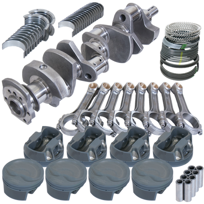 Eagle Chevy LT1350 1Pc 3.750in Crank 6.000in I-Beam Rods -16cc 4.030in Pistons Rotating Assembly