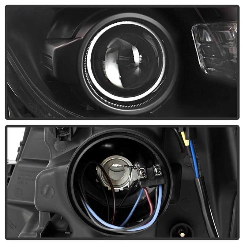 xTune 11-15 Ford Explorer OEM Style Halogen Headlights - Black (HD-JH-FEXP11-AM-BK) SPYDER