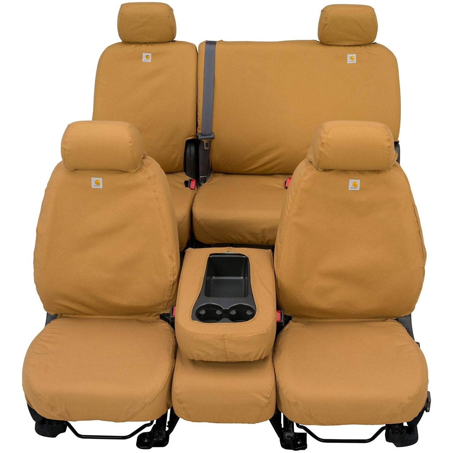 Covercraft 10-13 Chevrolet Silverado Carhartt SeatSaver Custom Front Row Seat Covers - Brown
