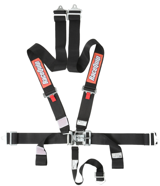 RaceQuip Black L & L 5pt Seat Belt Racequip